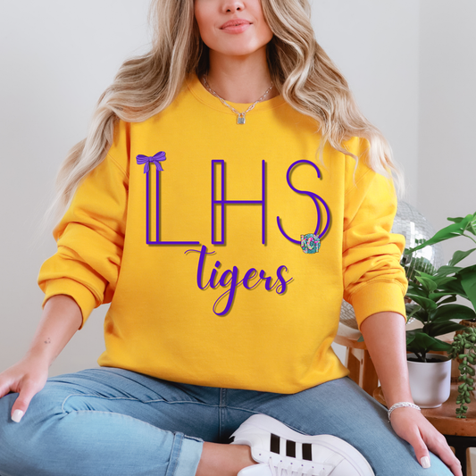 Logansport Tigers with Bow Tee