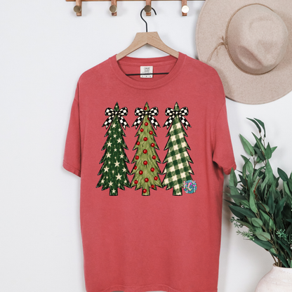 3  Christmas Trees Tee