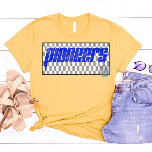 Pioneers Checkered Tee