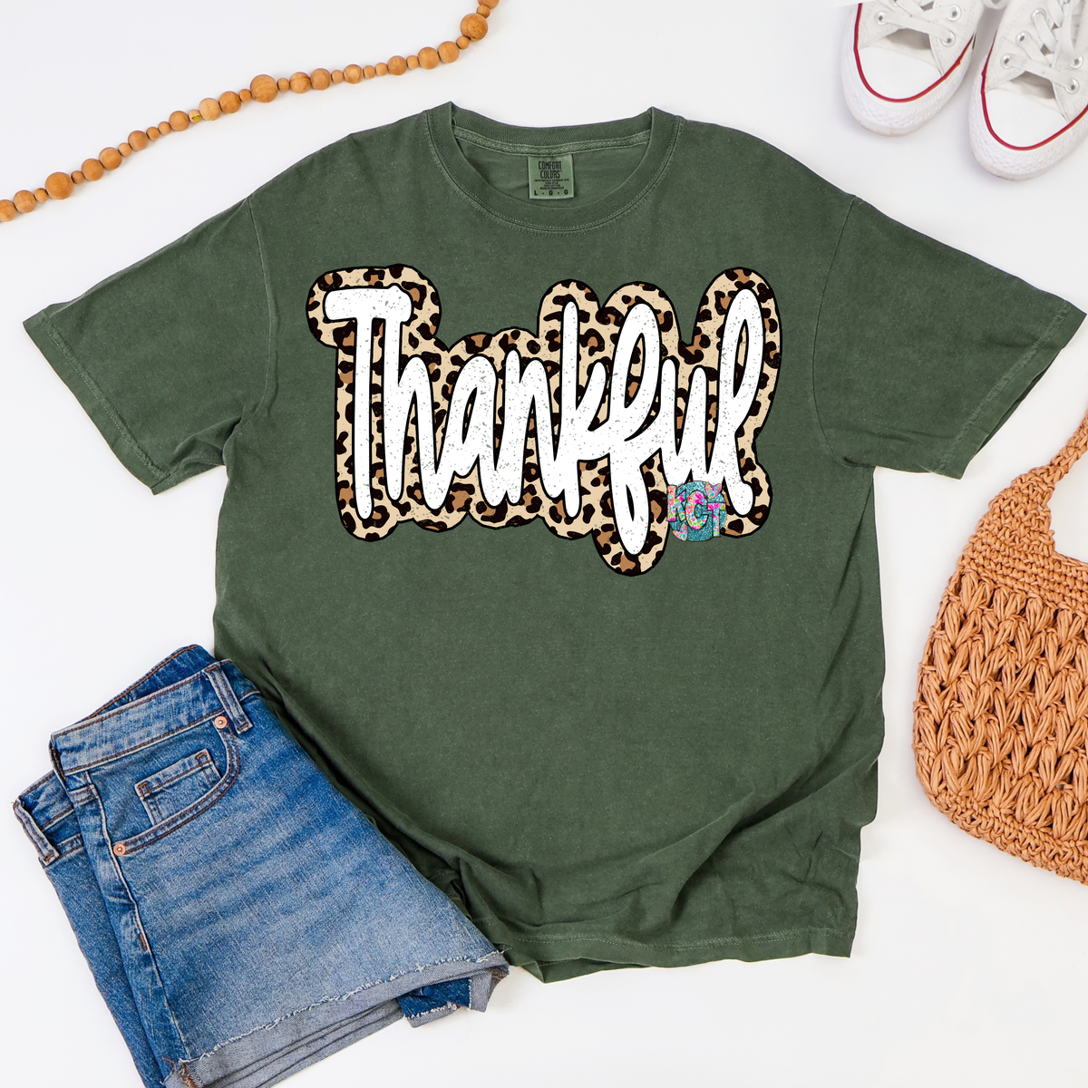 Thankful Cheetah tee