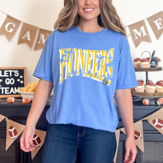 Pioneers wave distressed
