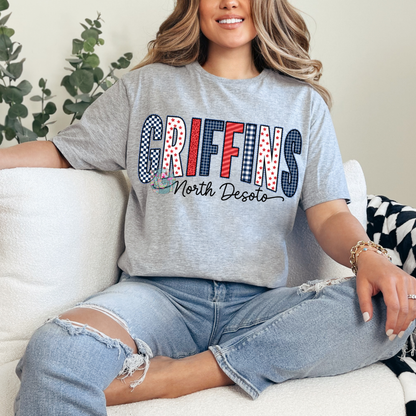 Griffins fun prints tee