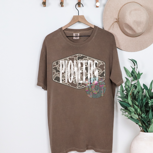 Pioneers Camo Block Tee