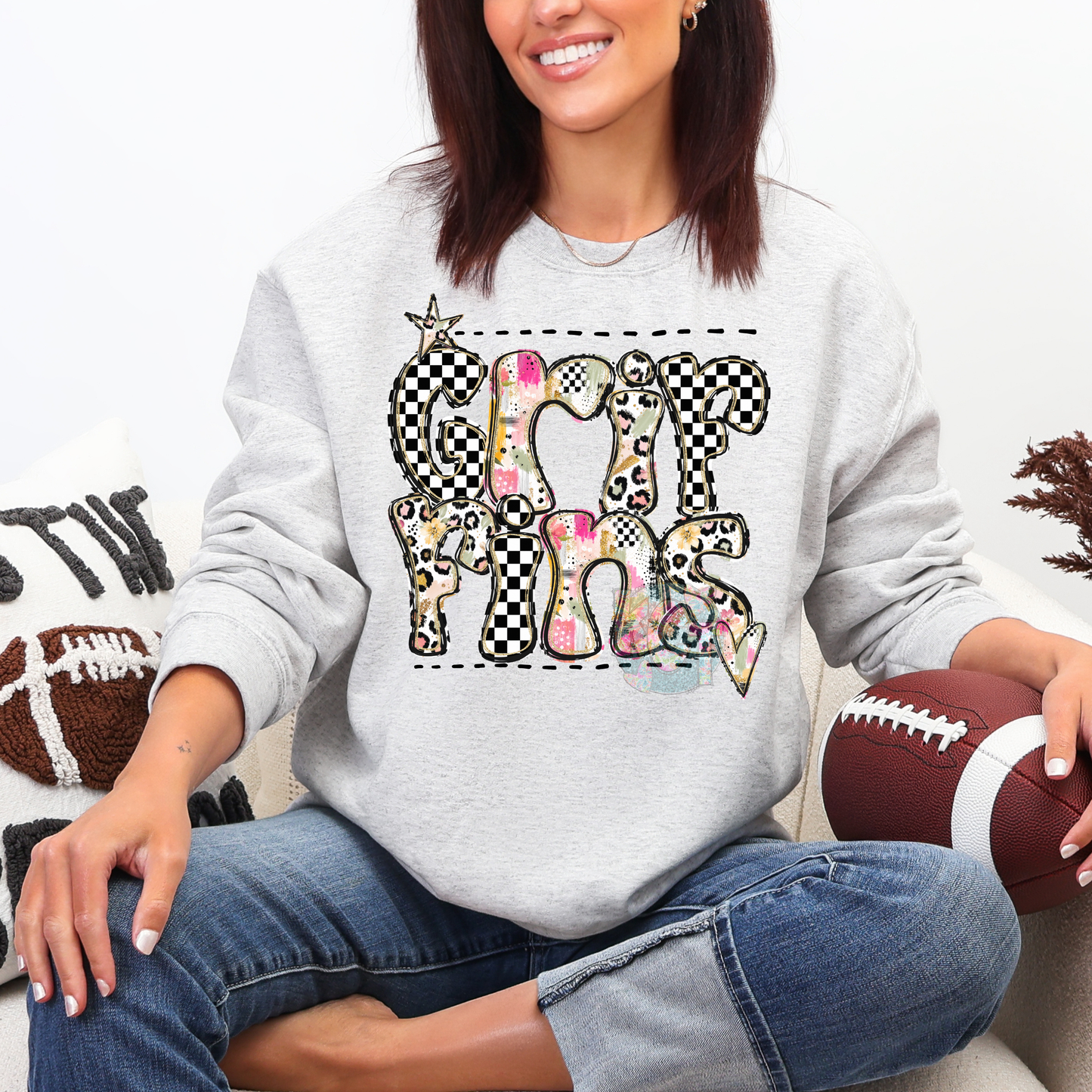 Griffins Checkered & Floral