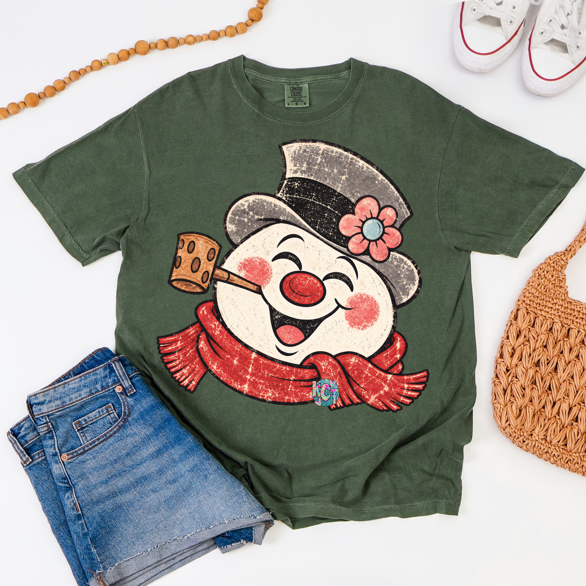 snowman tee