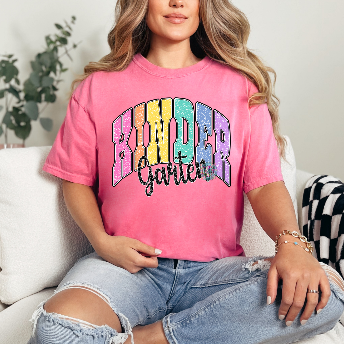 Kindergarten colorful Tee