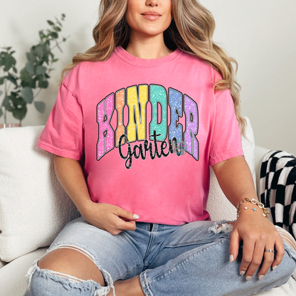 Kindergarten colorful Tee