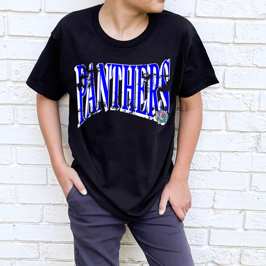 Panthers Distressed Tee