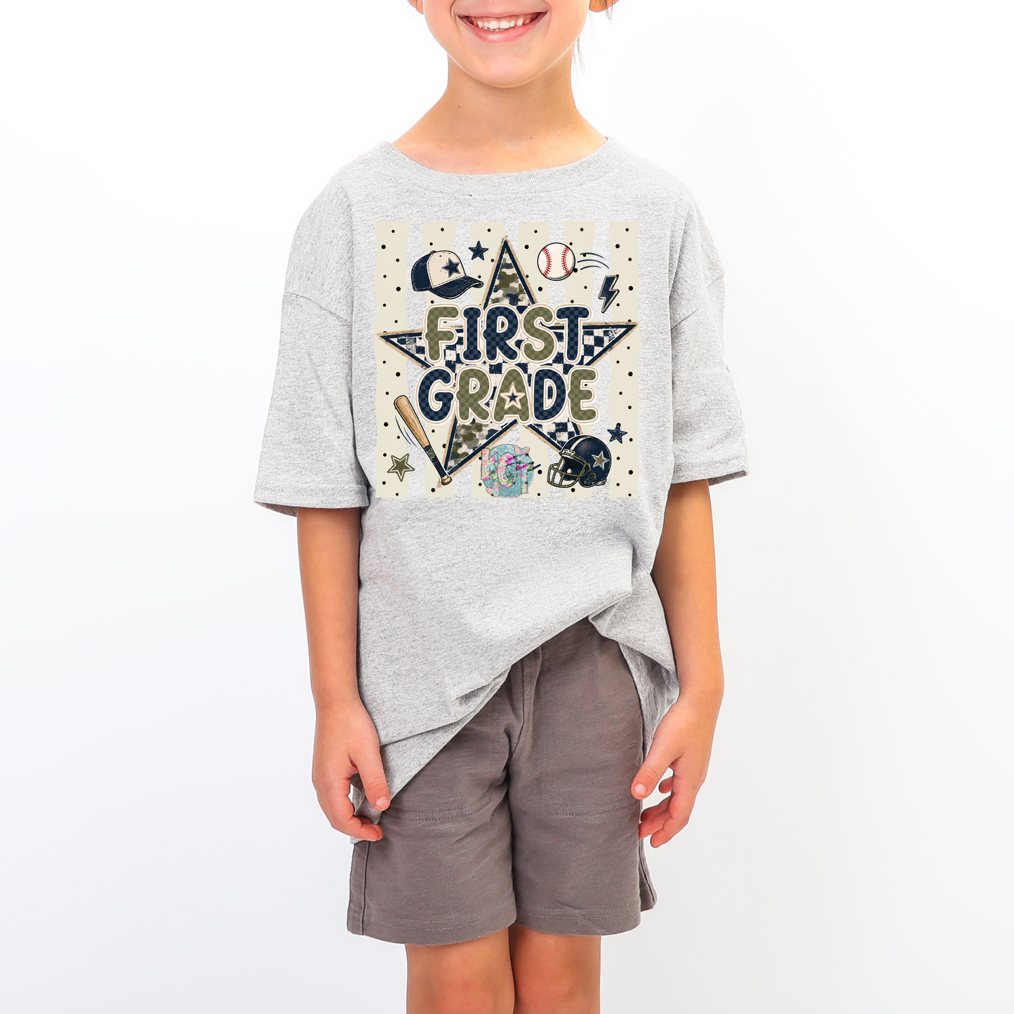 1st Grade Sporty tee
