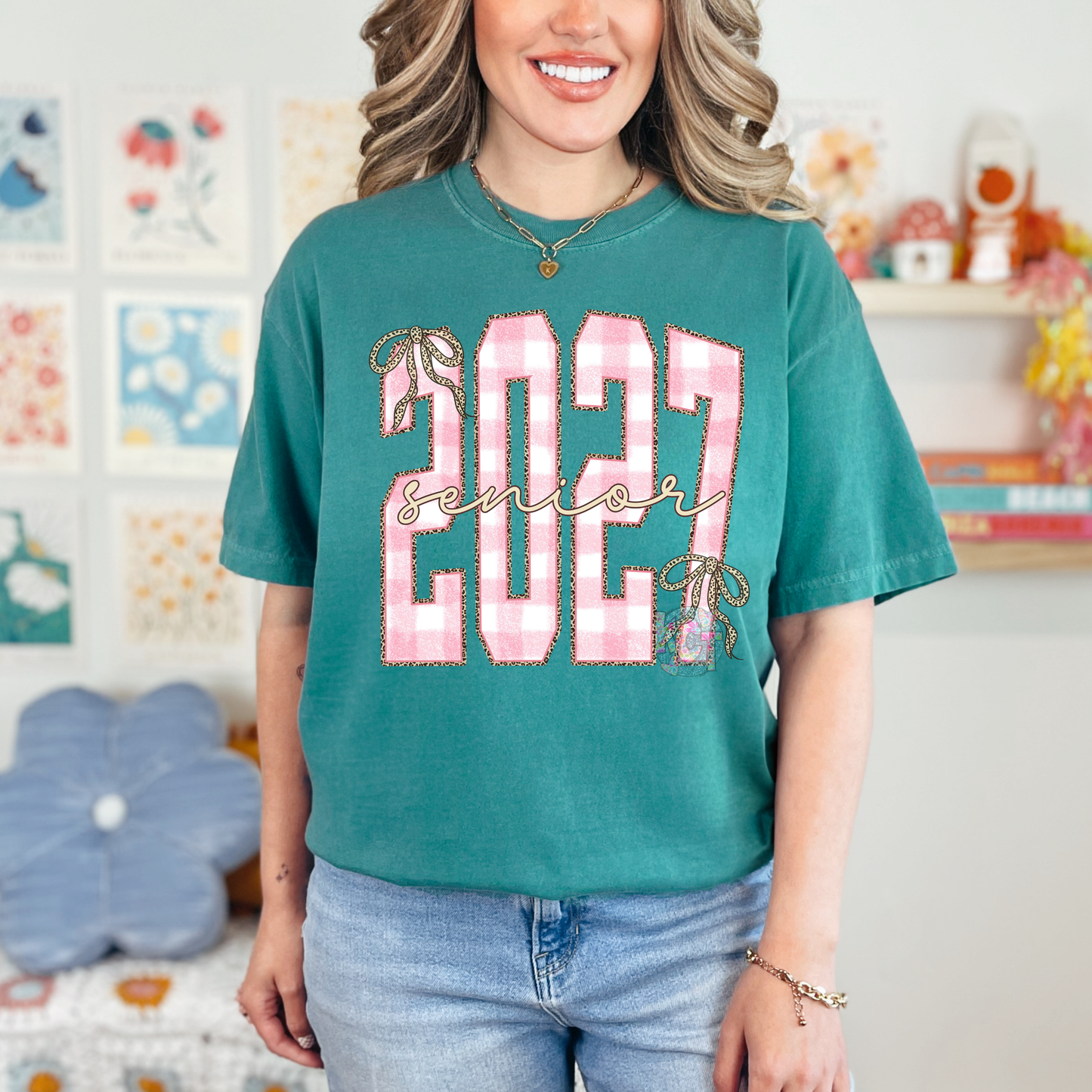 checkered class of 2027 tee