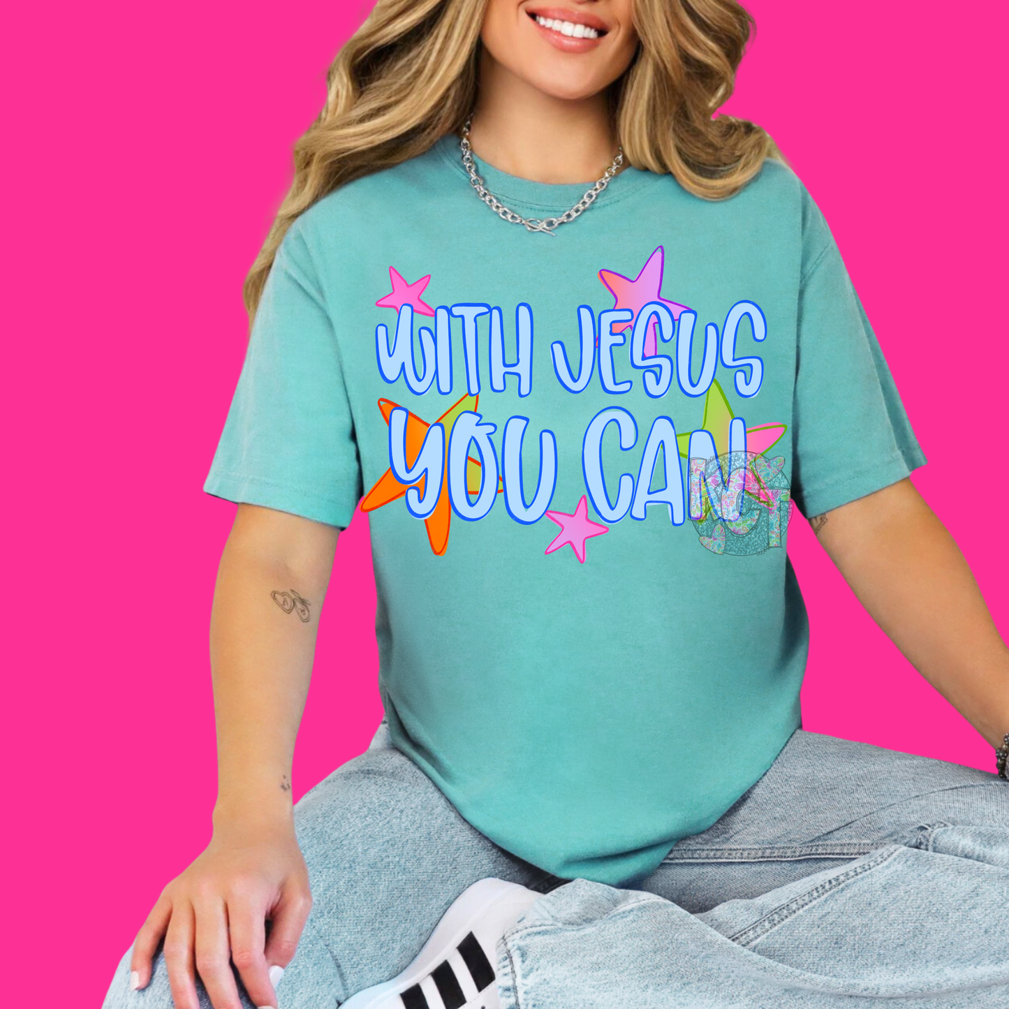 with jesus you can tee