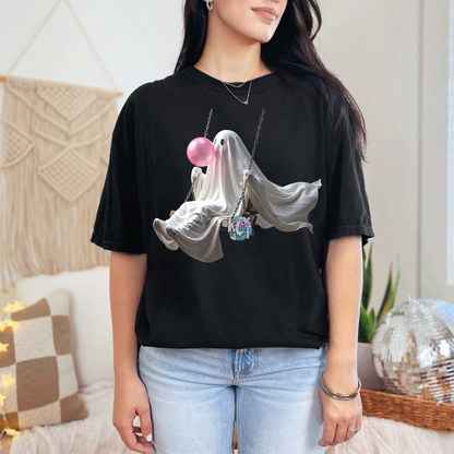Ghost swinging with bubblegum Tee
