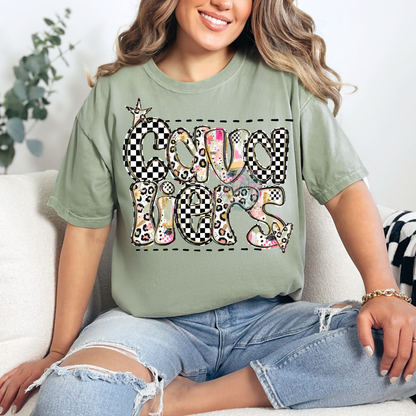 Cavaliers Checkered & Floral