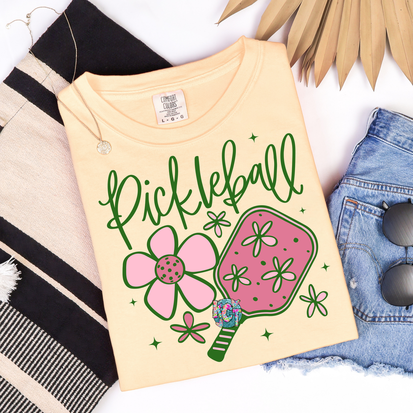 pickleball with flowers Tee