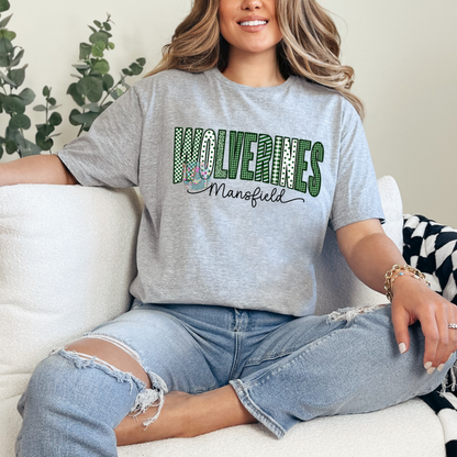 Wolverines Fun print Tee