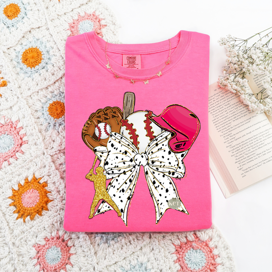 Baseball Bow Tee