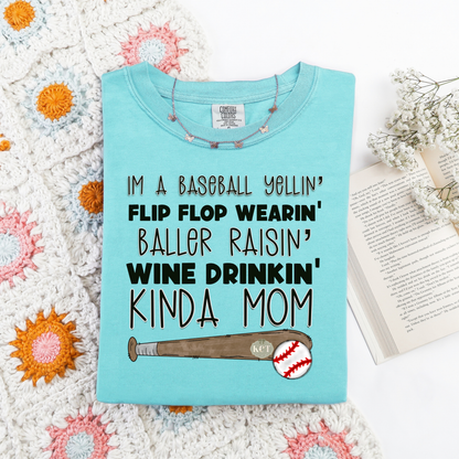 Baseball kinda mom Tee