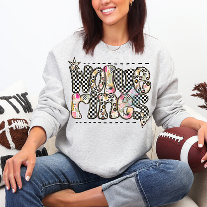 Wolverines checkered & Floral