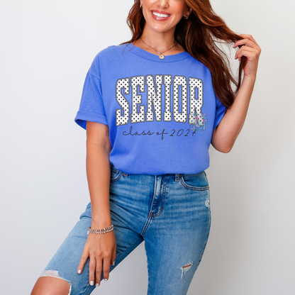 black and white senior 2027 tee