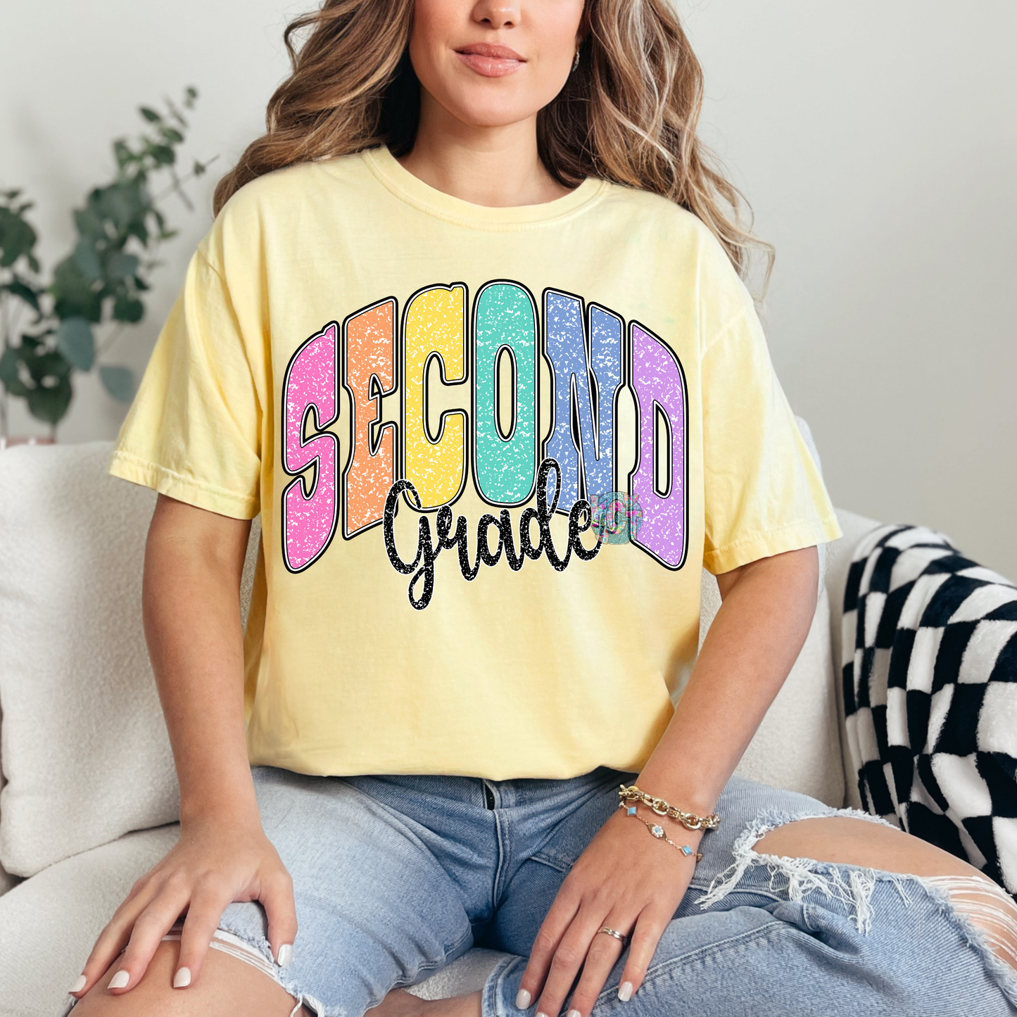 2nd Grade colorful Tee