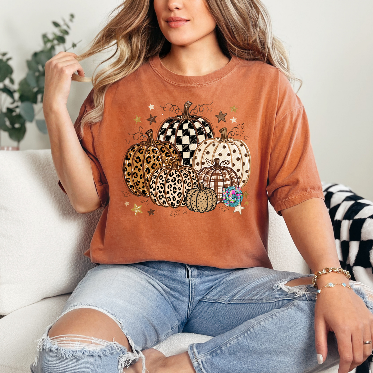 pumpkin trio tee