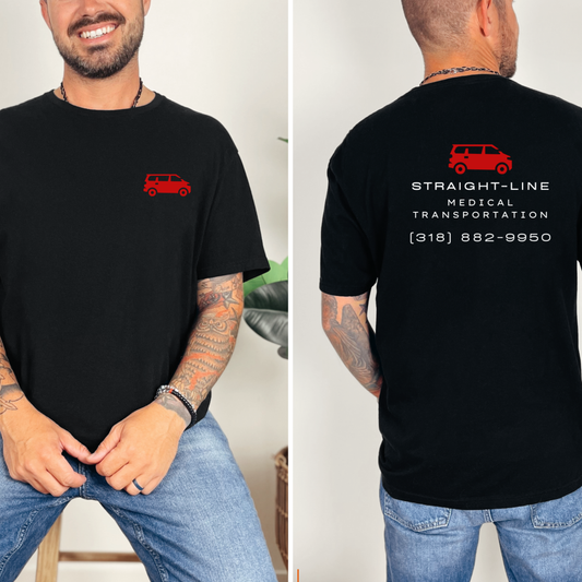 Straight Line Medical Front and Back Tee