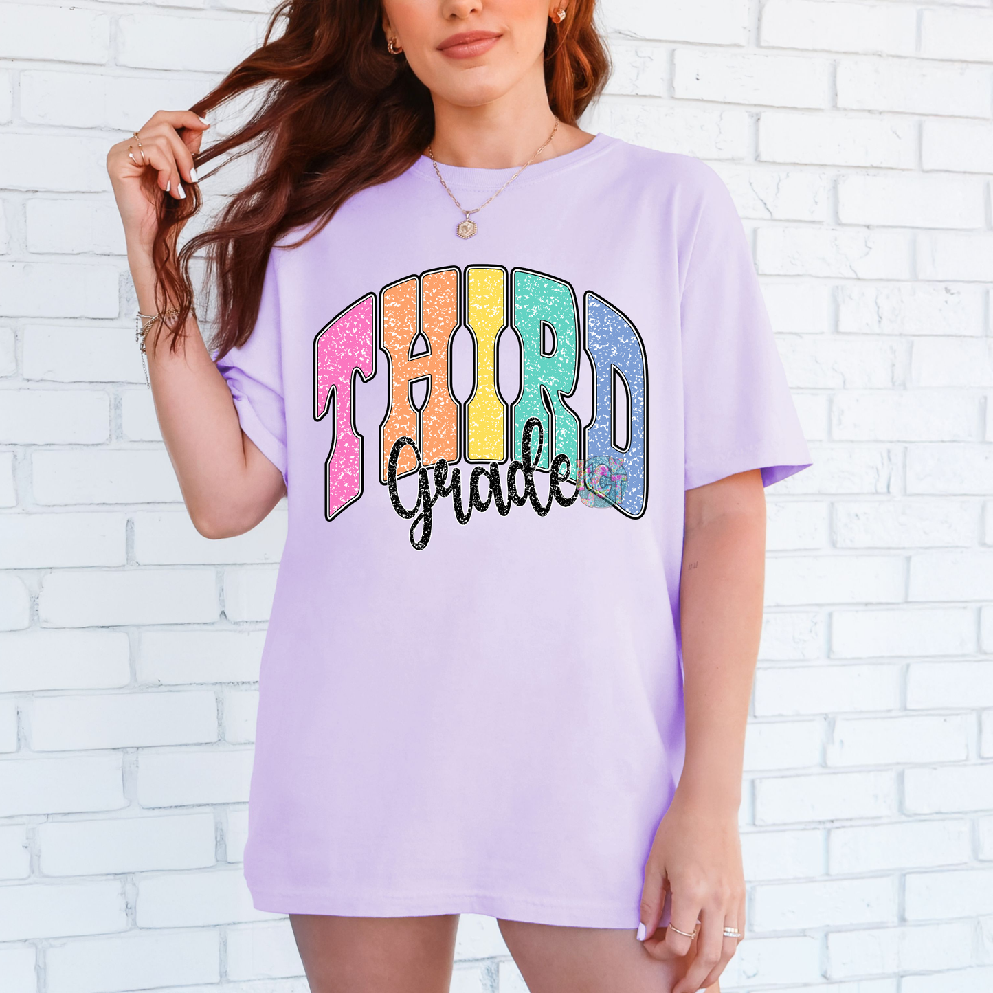 3rd Grade colorful Tee