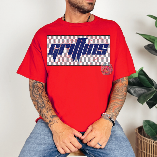 Griffins Checkered Tee