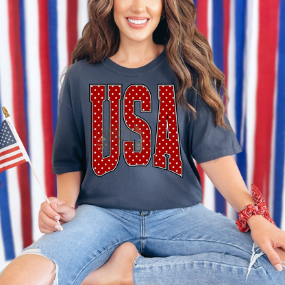 USA polka Dot Tee