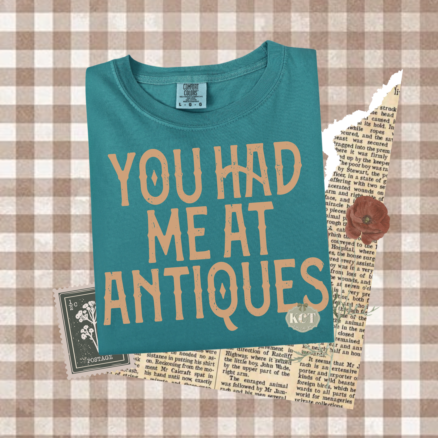 You Had Me At Antiques Tee