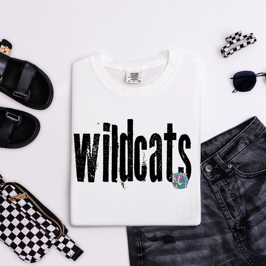 Wildcats Typography Tee