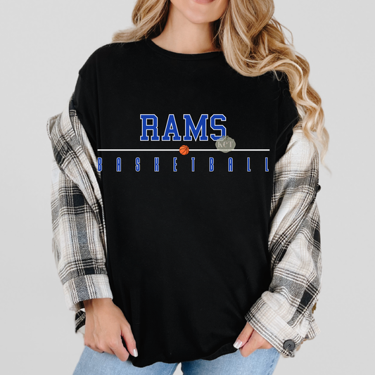 Rams Basketball Tee