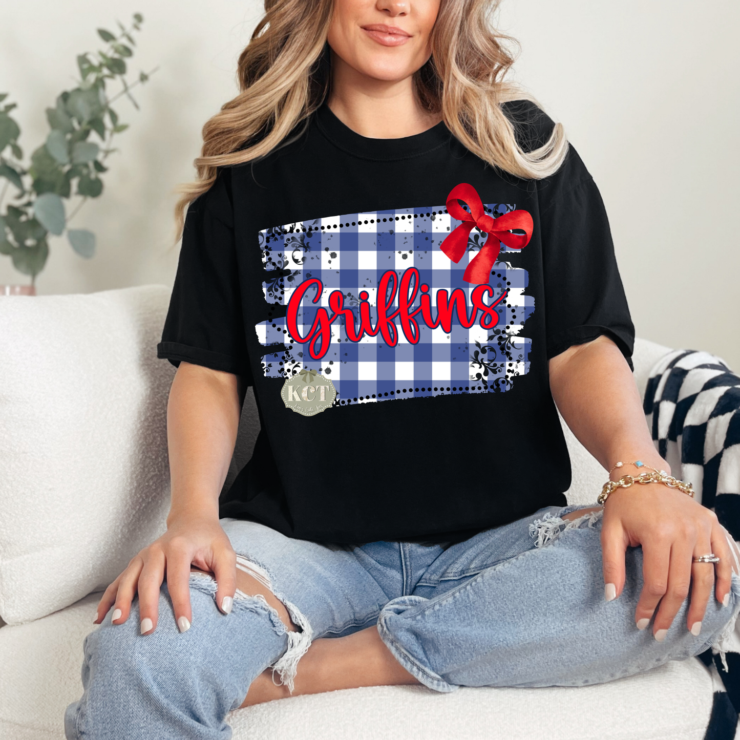 Griffins Gingham Tee