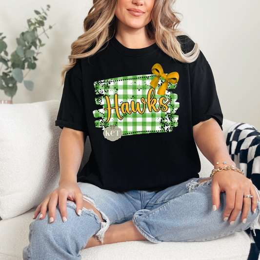 Hawks Gingham Tee