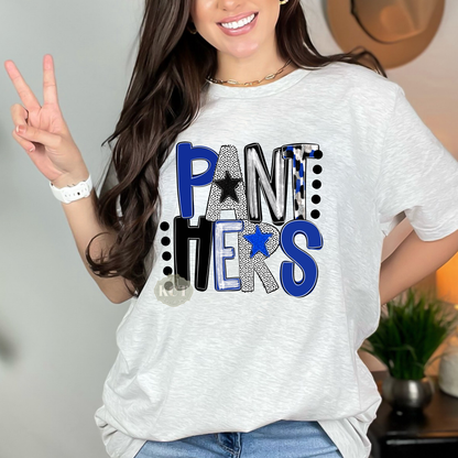 Panthers Stars and Dots Tee