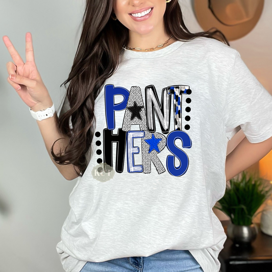 Panthers Stars and Dots Tee