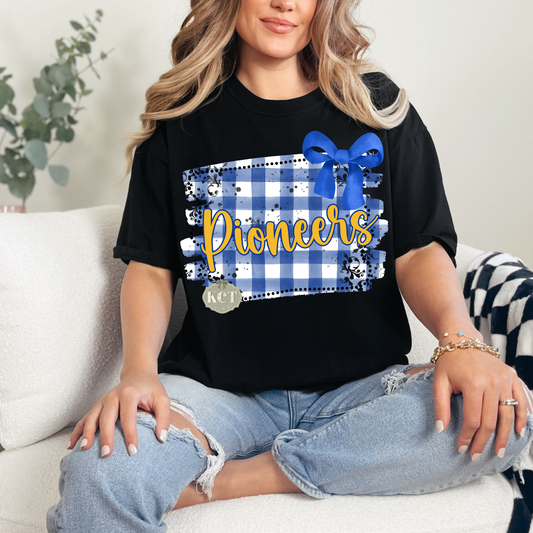 Pioneers Gingham Tee