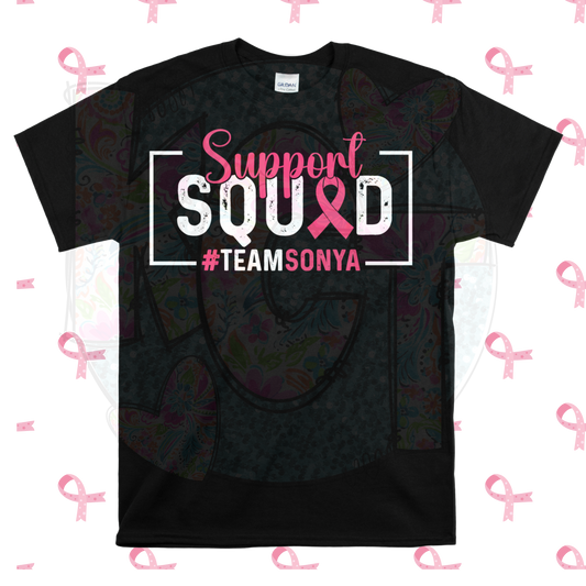 Team Sonya Breast Cancer Fundraiser Tee